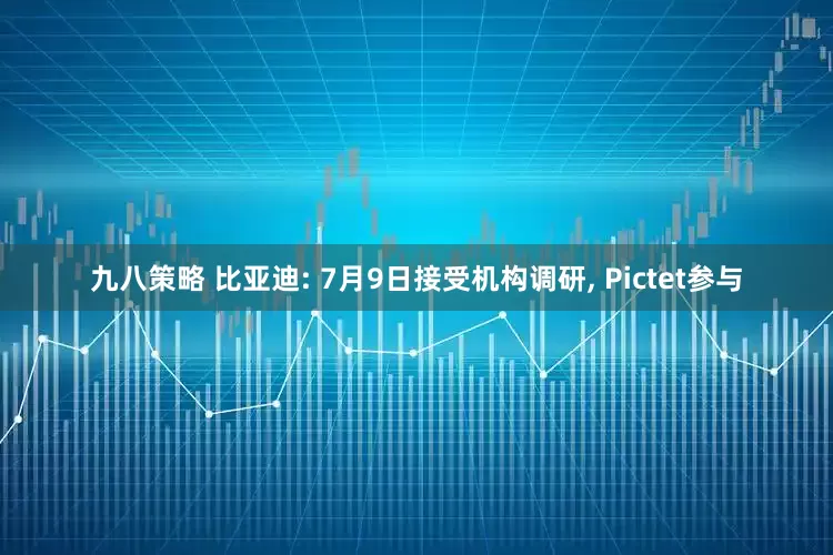 九八策略 比亚迪: 7月9日接受机构调研, Pictet参与
