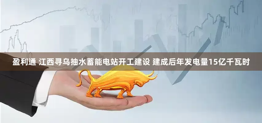 盈利通 江西寻乌抽水蓄能电站开工建设 建成后年发电量15亿千瓦时