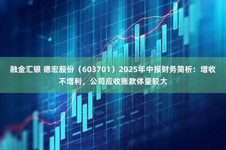 融金汇银 德宏股份（603701）2025年中报财务简析：增收不增利，公司应收账款体量较大
